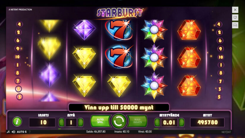 starburst free spins