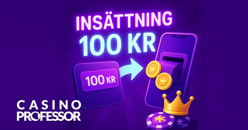 100 kr insättning