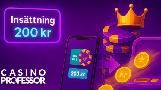 Insättning 200 kr